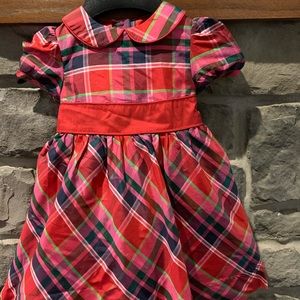 Plaid Hartstrings dress (24 months)